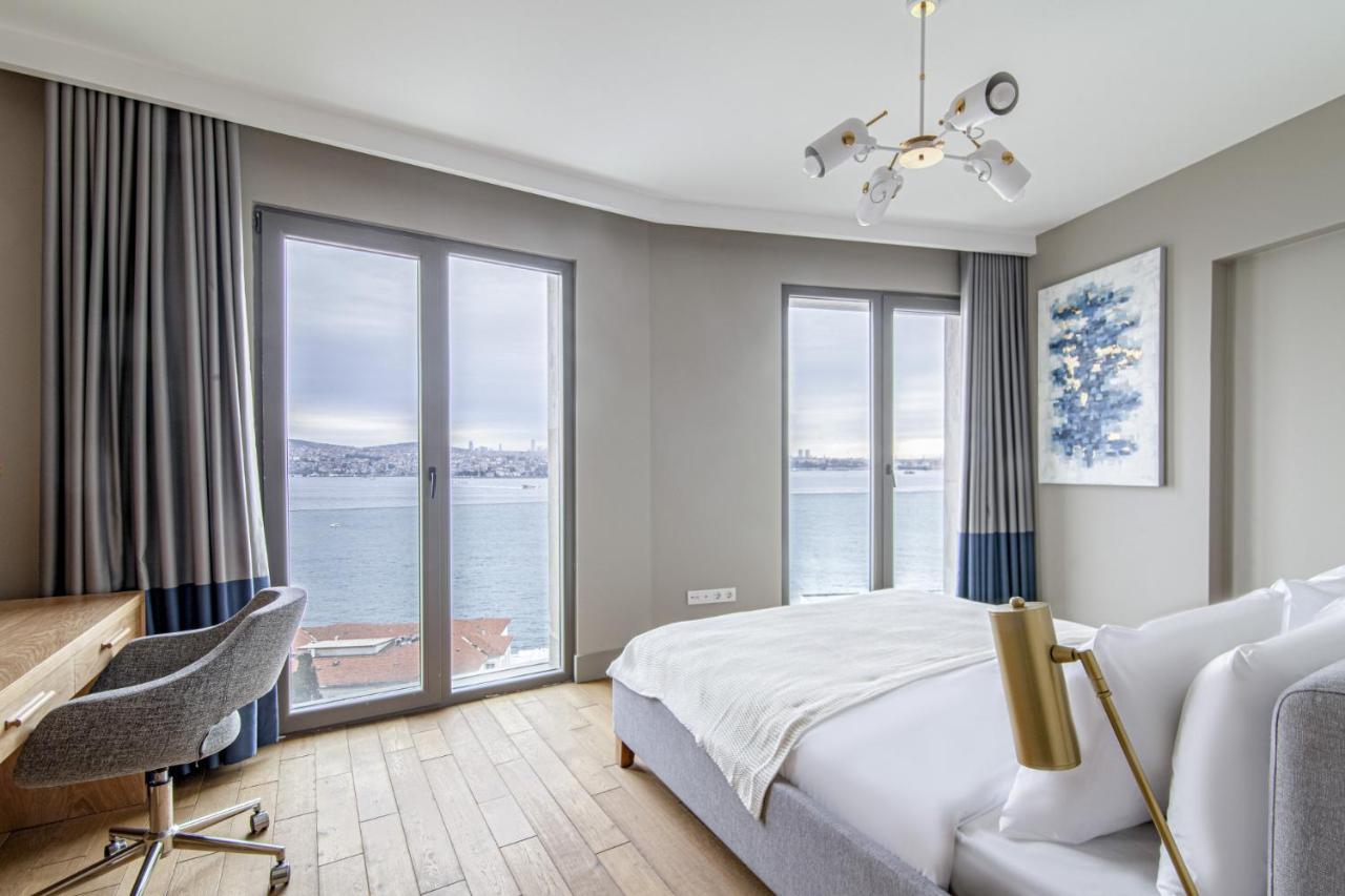 Flat With Panoramic Bosphorus View In Cihangir Estambul Exterior foto