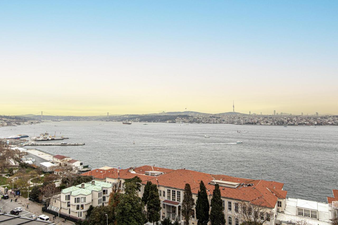Flat With Panoramic Bosphorus View In Cihangir Estambul Exterior foto