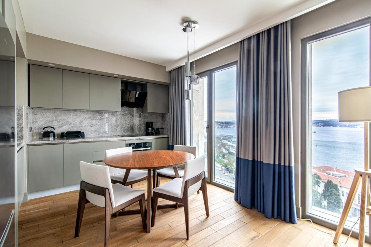 Flat With Panoramic Bosphorus View In Cihangir Estambul Exterior foto